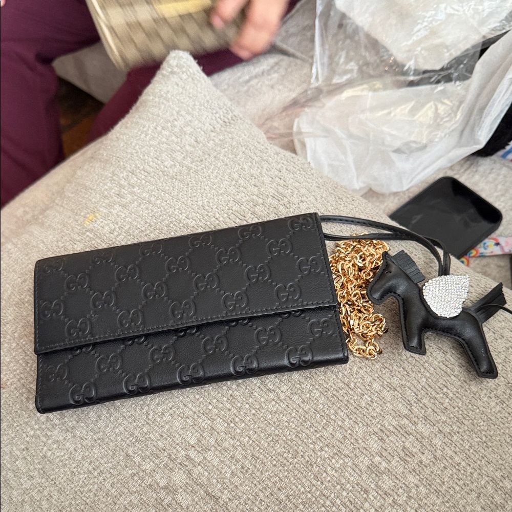 Gucci Black Leather Wallet